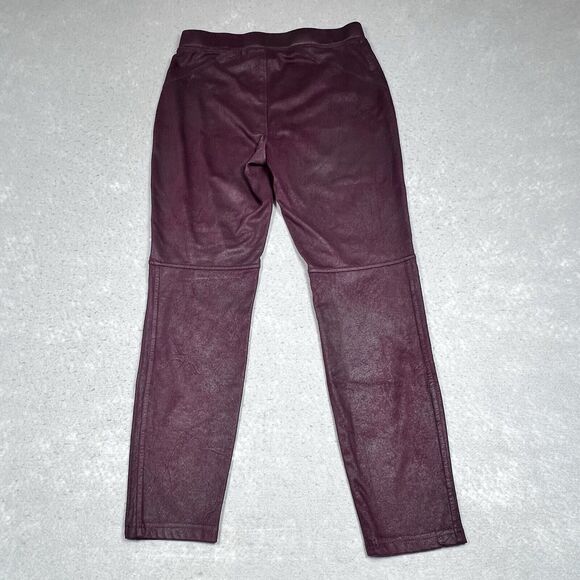 Free People Leggings Womens Size Medium Burgundy Wine Inseam 25 in - Picture 7 of 9